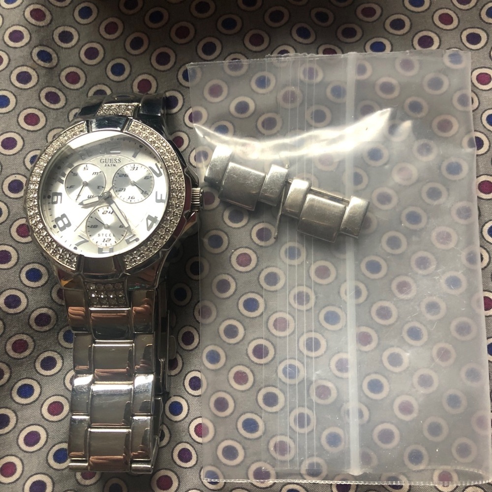 Guess Rhinestone Chronograph Watch - Picture 9 of 9